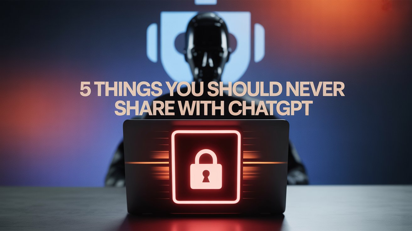5 Things You Should Never Share with ChatGPT Here’s Why